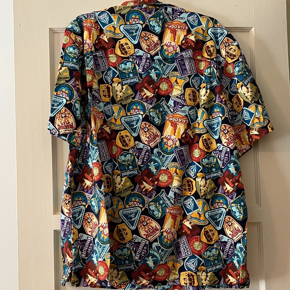 RARE - Men's Disneyland Logo Camp Shirt
